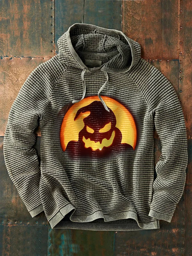 Casual Halloween Print Long Sleeve Sweatshirt