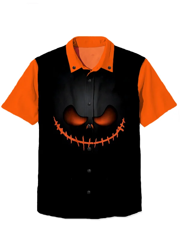 Western Halloween 100% Cotton Short Sleeve Shirt