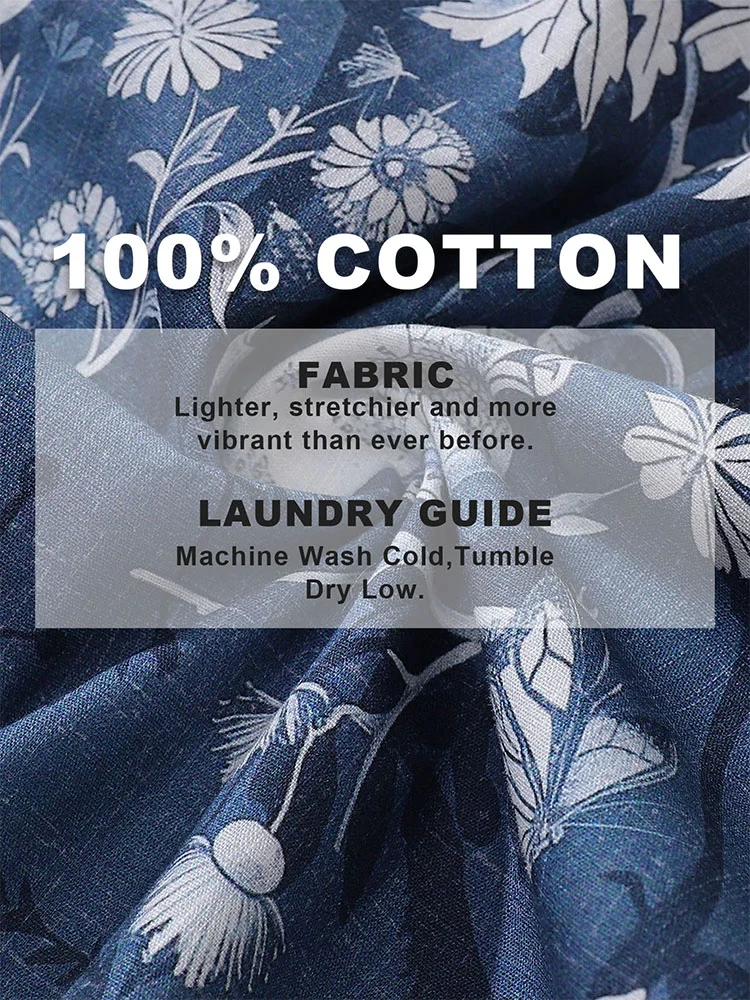 Western Retro Halloween Skull 100% Cotton Short Sleeve Shirt