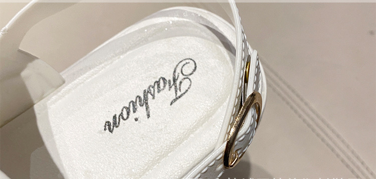 Buckle Gold Chain Non-Slip Sandals