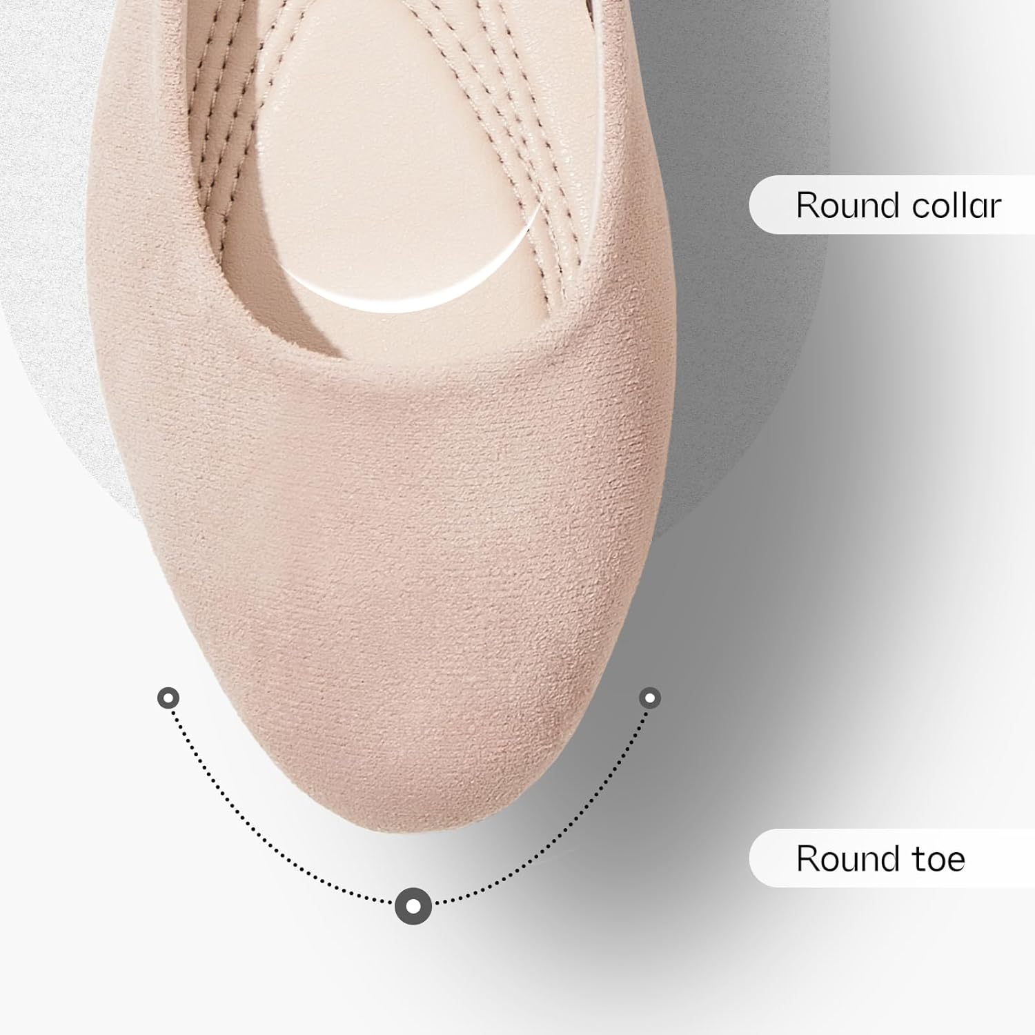 Flats for Women Round Toe Flat Shoes Dressy Black Ballet Flats Comfortable Womens Dress Shoes Ballerina Flats for Work