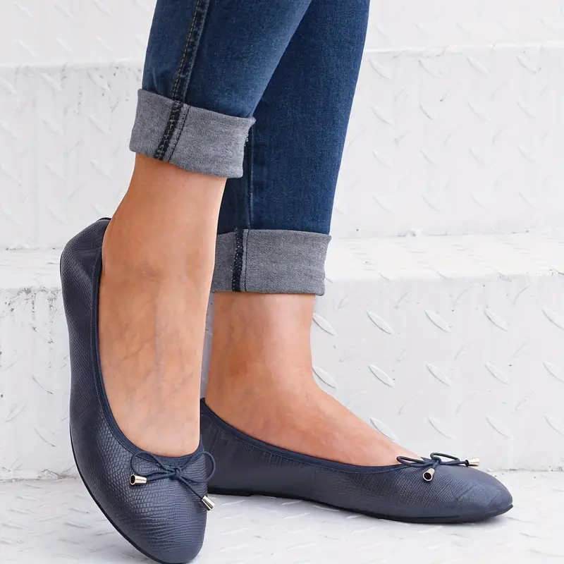 🔥Last Day 49% OFF -Comfy Women's Bow Ballet Flats with Anti-Slip Sole