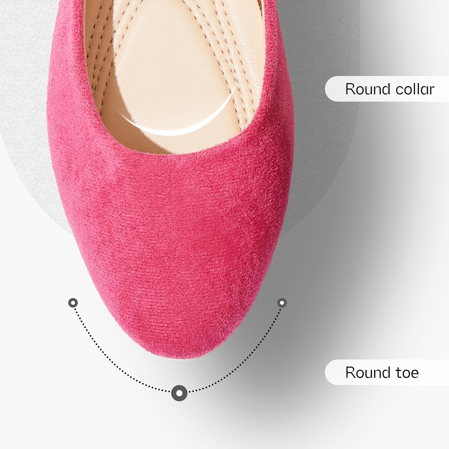 Flats for Women Round Toe Flat Shoes Dressy Black Ballet Flats Comfortable Womens Dress Shoes Ballerina Flats for Work