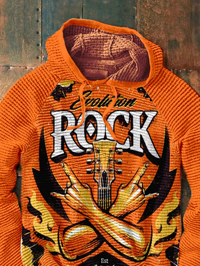 Fashion Casual Music Festival Halloween Print Men's Sweatshirt