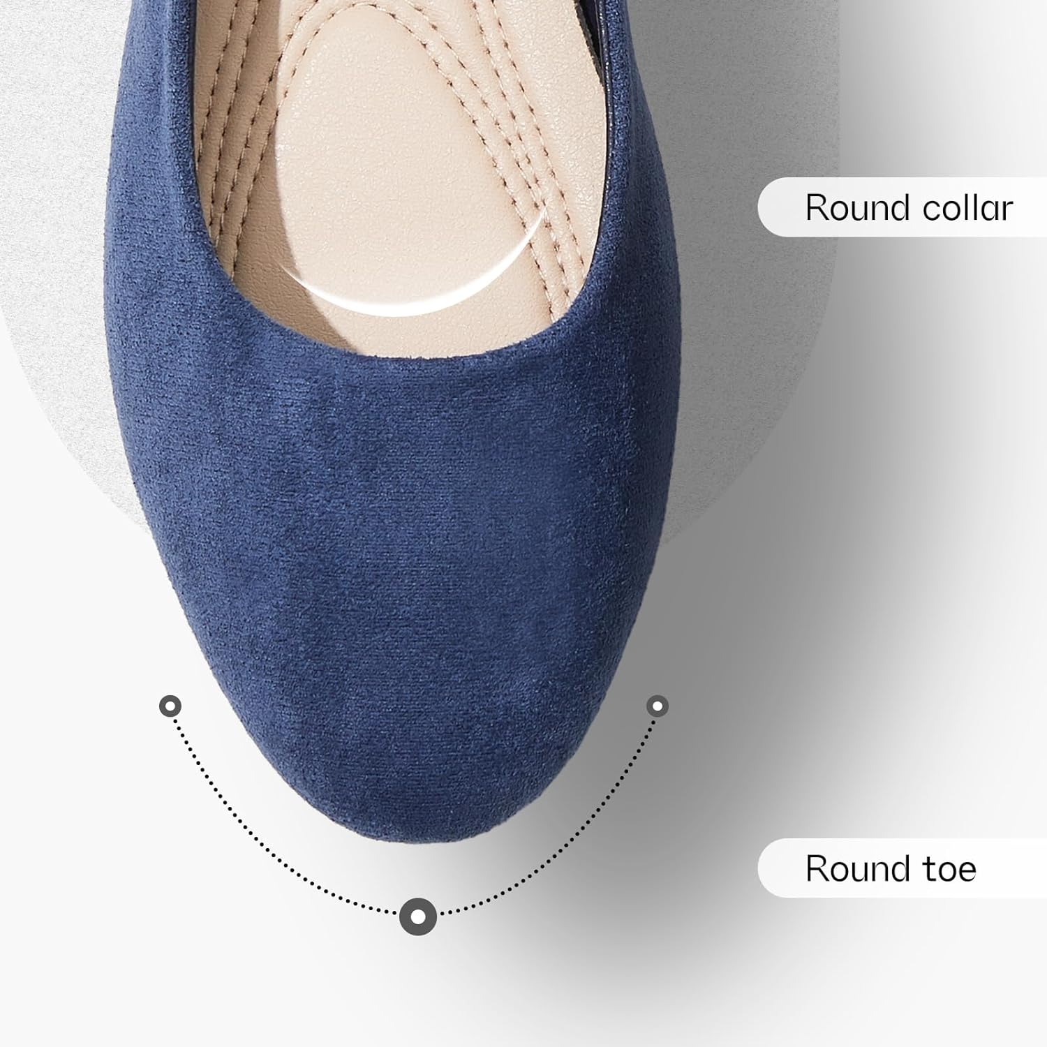 Flats for Women Round Toe Flat Shoes Dressy Black Ballet Flats Comfortable Womens Dress Shoes Ballerina Flats for Work