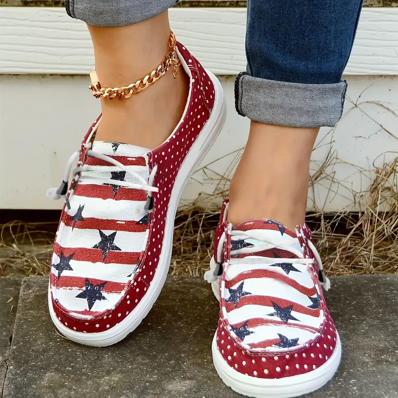 Women's five-pointed star canvas casual shoes