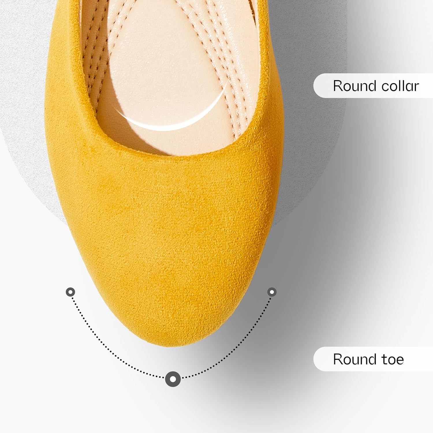 Flats for Women Round Toe Flat Shoes Dressy Black Ballet Flats Comfortable Womens Dress Shoes Ballerina Flats for Work