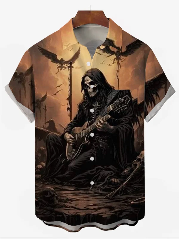 Mens Halloween Rocker Shirt