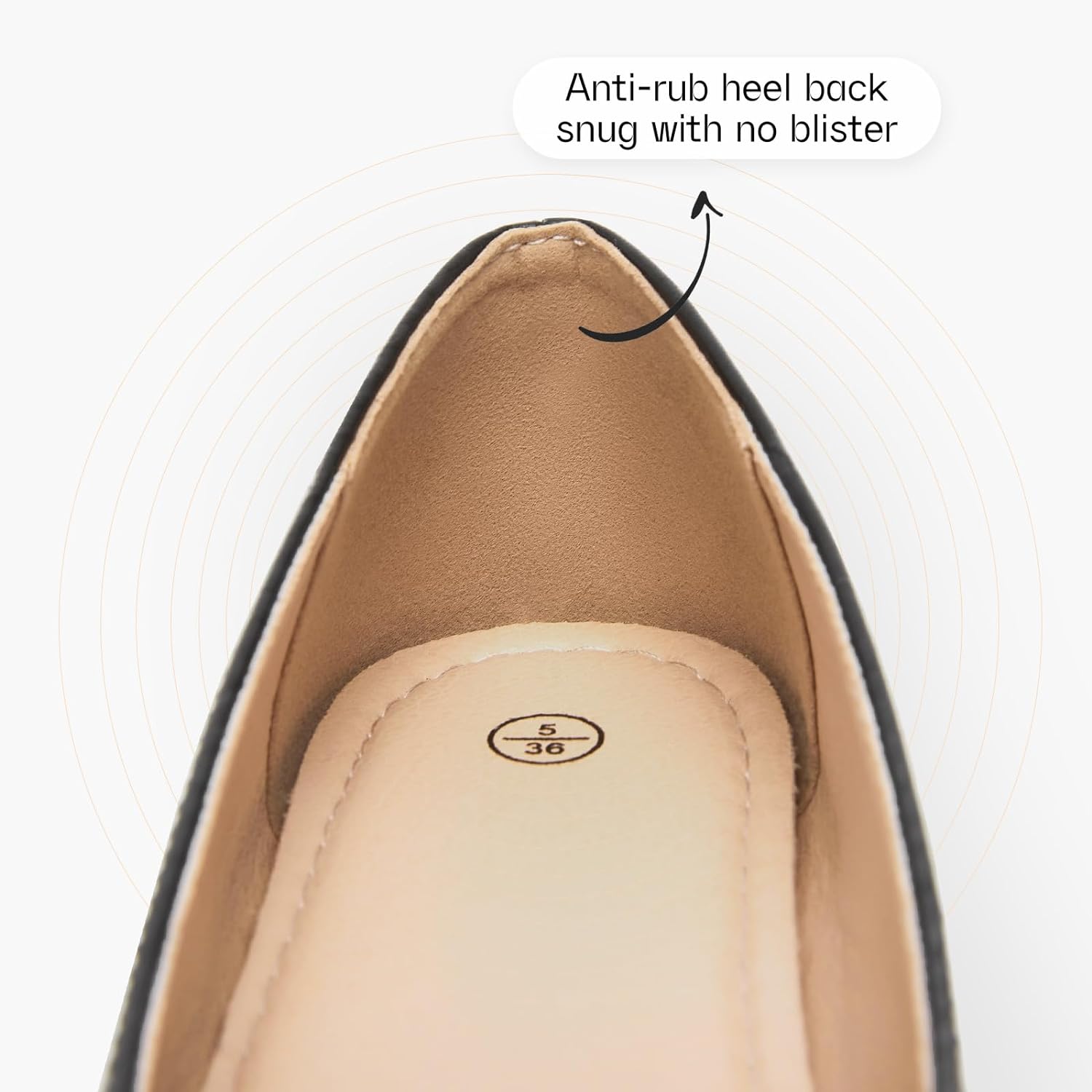 Flats for Women Dressy Comfortable Flats Shoes Womens Black Flats Leather Work Ballet Flats Round Toe Dress Shoes