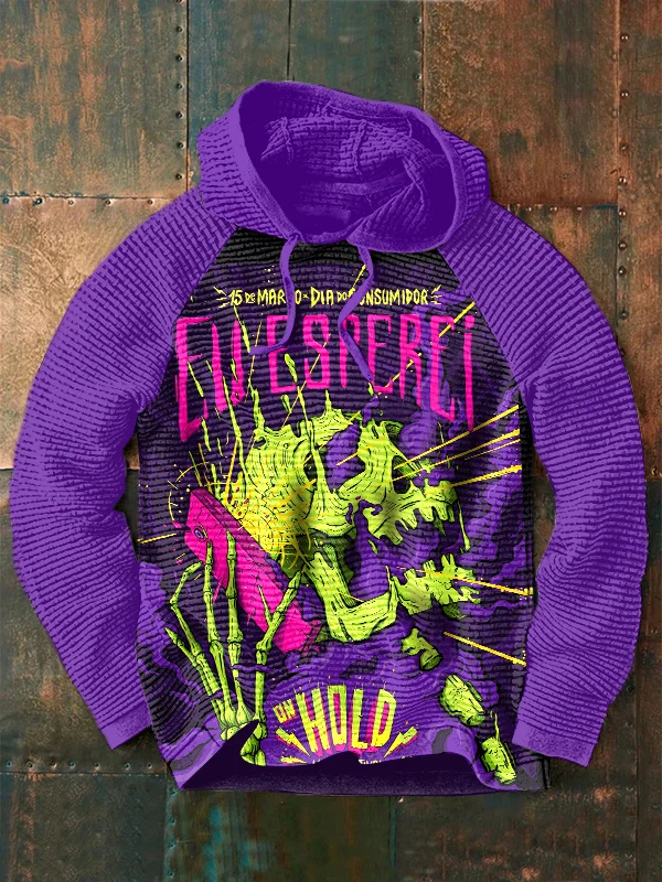 Fashion Casual Music Festival Halloween Print Men's Sweatshirt