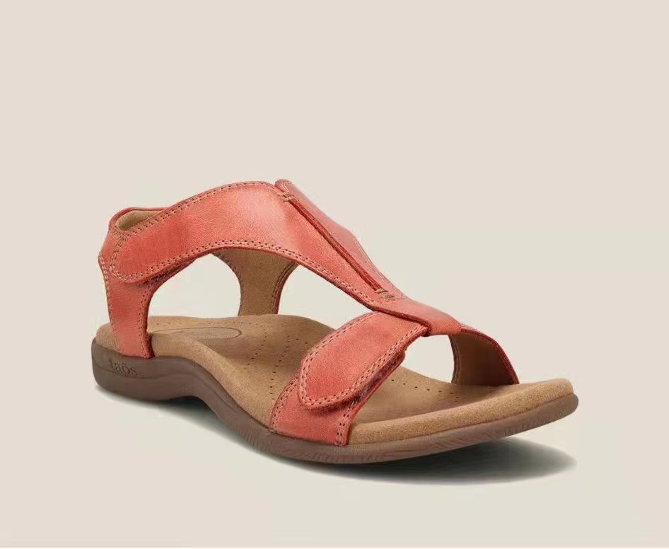 Flat Arch Massage Velcro Casual Beach Sandals
