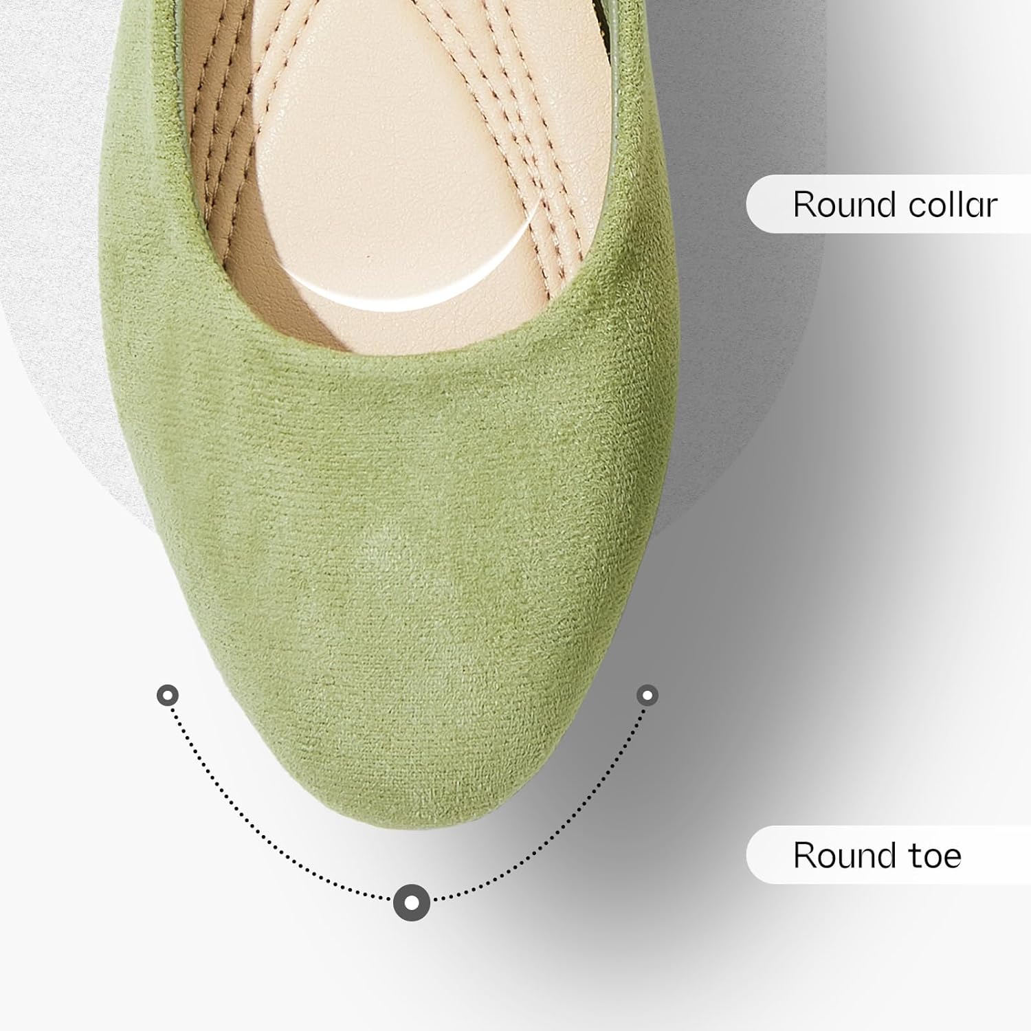 Flats for Women Round Toe Flat Shoes Dressy Black Ballet Flats Comfortable Womens Dress Shoes Ballerina Flats for Work